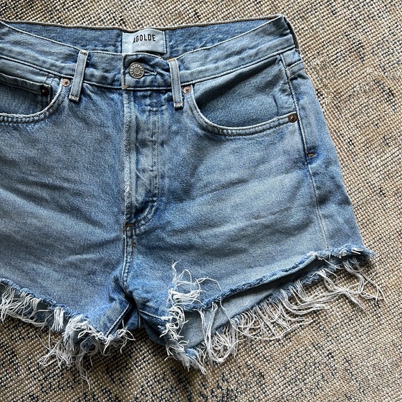 Agolde distressed hem short - Picture 2 of 4